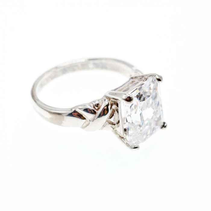 Sky Jewelry Серебряное кольцо с фианитом