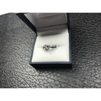 Sky Jewelry Серебряное кольцо с аметистом