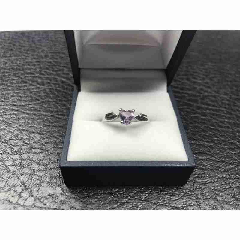 Sky Jewelry Серебряное кольцо с аметистом