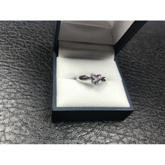 Sky Jewelry Серебряное кольцо с аметистом