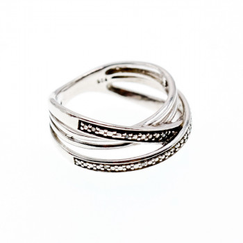 Sky Jewelry Серебряное кольцо  Капельное серебро