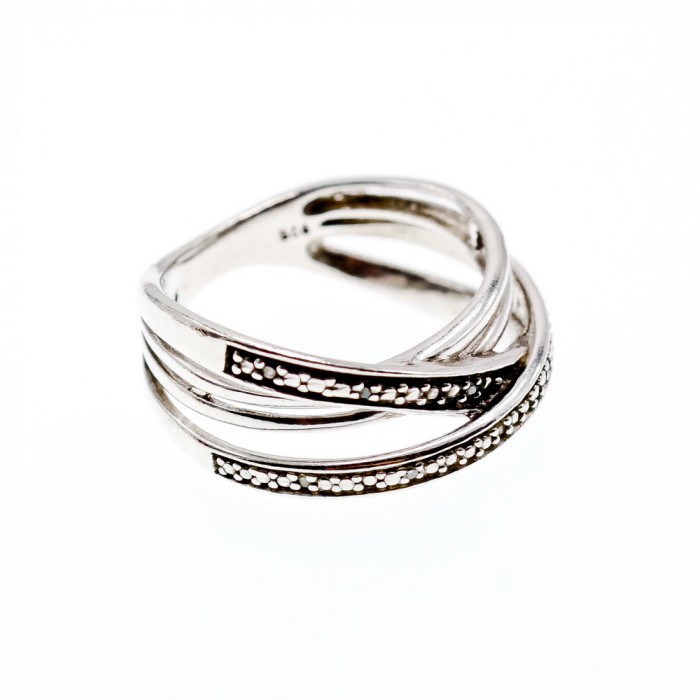 Sky Jewelry Серебряное кольцо  Капельное серебро