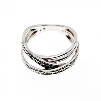 Sky Jewelry Серебряное кольцо  Капельное серебро