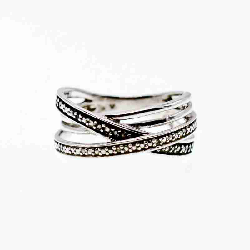 Sky Jewelry Серебряное кольцо  Капельное серебро