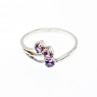Sky Jewelry Серебряное кольцо с аметистом  Желание