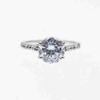 Sky Jewelry Серебряное кольцо с фианитами