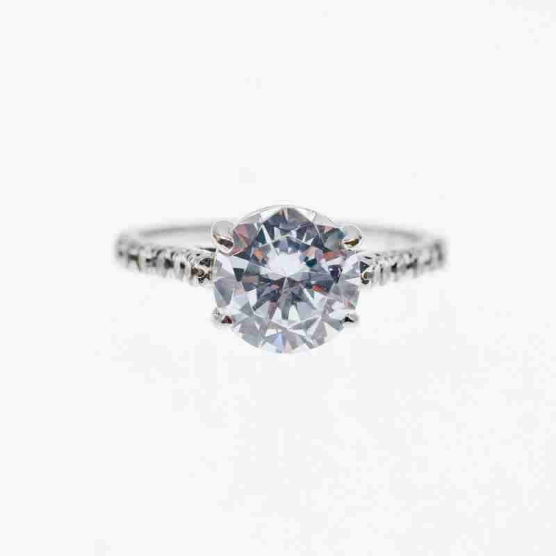 Sky Jewelry Серебряное кольцо с фианитами