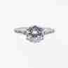 Sky Jewelry Серебряное кольцо с фианитами