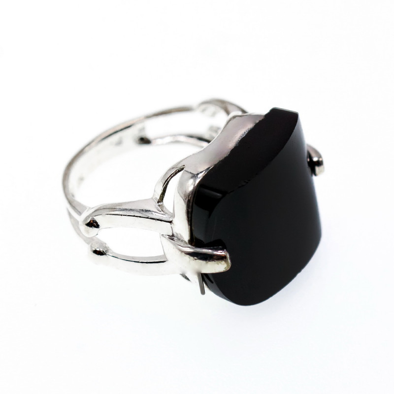 Sky Jewelry Серебряное кольцо с нефритом