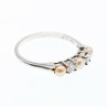 Sky Jewelry Серебряное кольцо с жемчугом и фианитом