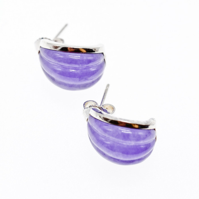 Sky Jewelry Серебряные серьги с агатом  Лето