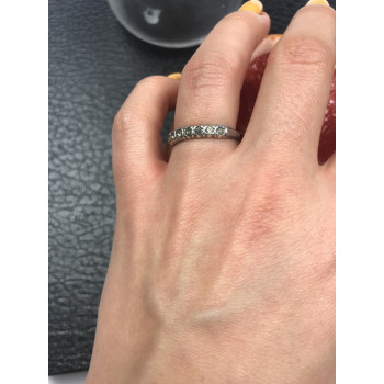 Sky Jewelry Серебряное кольцо с зелеными фианитами