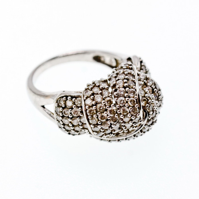 Sky Jewelry Серебряное кольцо с фианитами Вечеринка