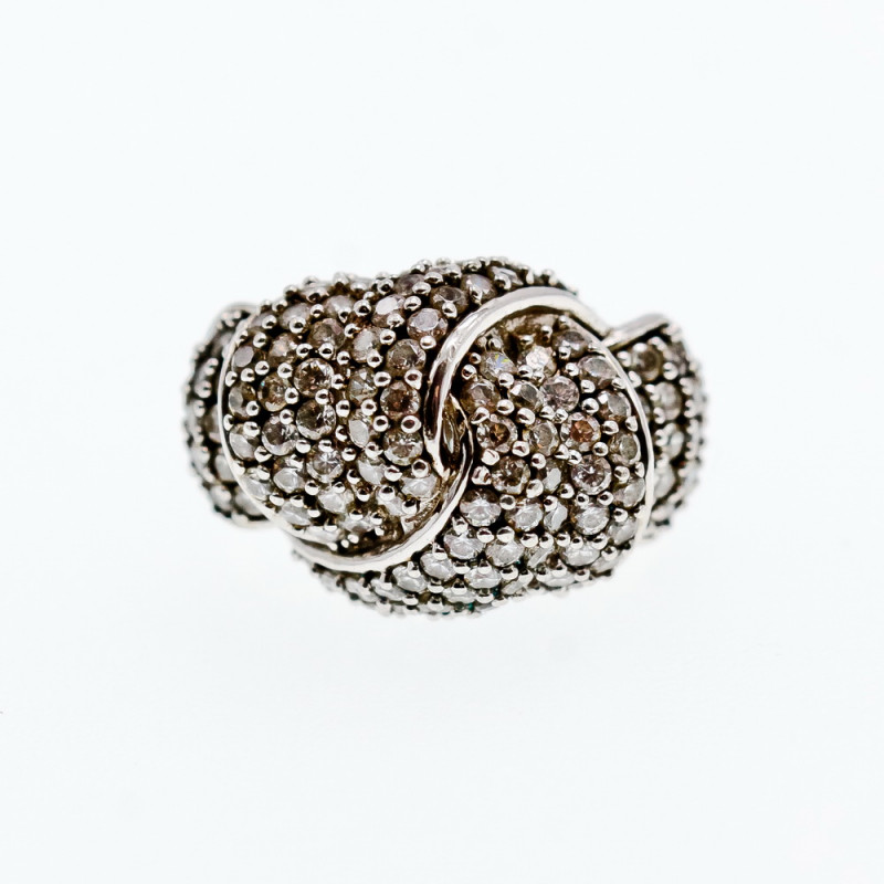 Sky Jewelry Серебряное кольцо с фианитами Вечеринка