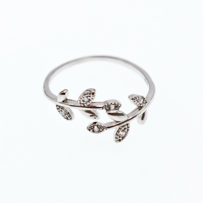 Sky Jewelry Серебряное кольцо с фианитами  Нежность