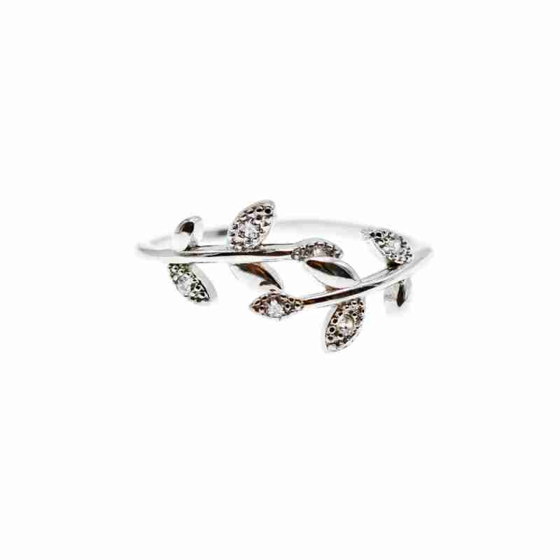 Sky Jewelry Серебряное кольцо с фианитами  Нежность