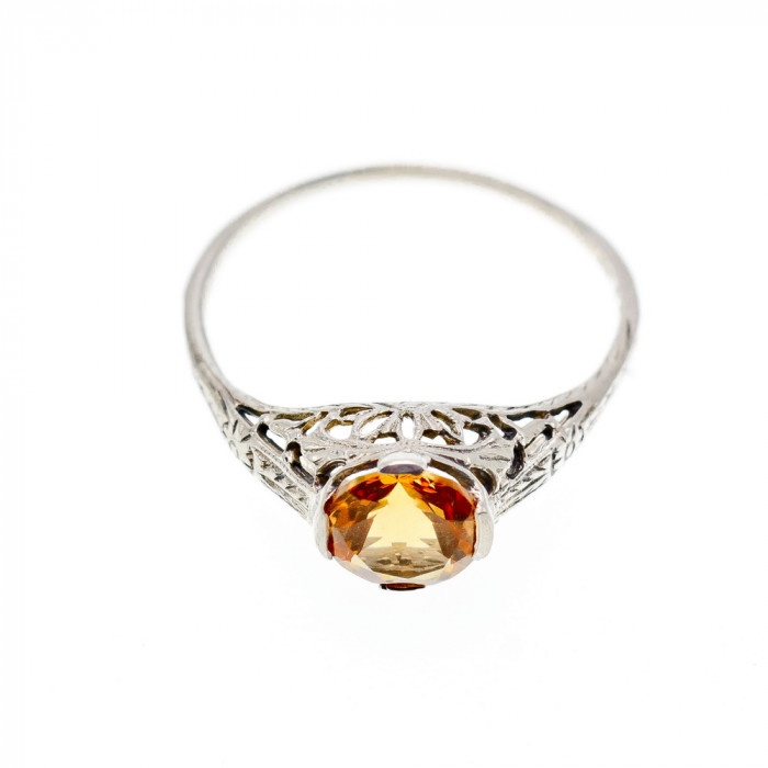 Sky Jewelry Серебряное кольцо с гелиодором