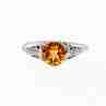 Sky Jewelry Серебряное кольцо с гелиодором