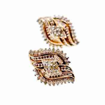 Sky Jewelry Серебряные серьги клипсы с белым топазом
