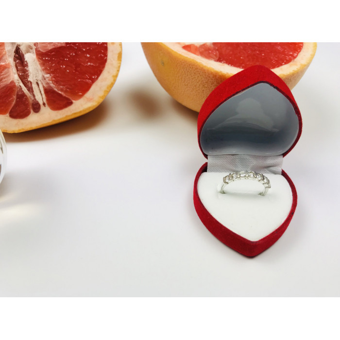 Sky Jewelry Серебряное кольцо с фианитами