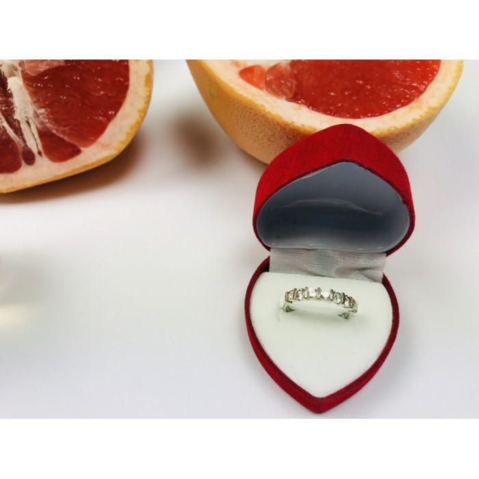 Sky Jewelry Серебряное кольцо с фианитами