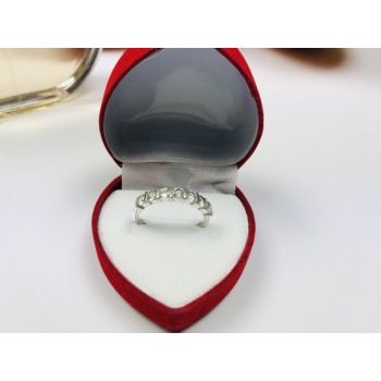Sky Jewelry Серебряное кольцо с фианитами