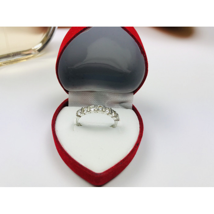 Sky Jewelry Серебряное кольцо с фианитами