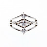 Sky Jewelry Серебряное кольцо с фианитами