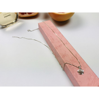 Sky Jewelry Серебряная цепочка с кулоном -цветок