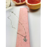 Sky Jewelry Серебряная цепочка с кулоном -цветок