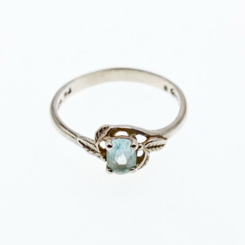 Sky Jewelry Серебряное кольцо с небесным топазом