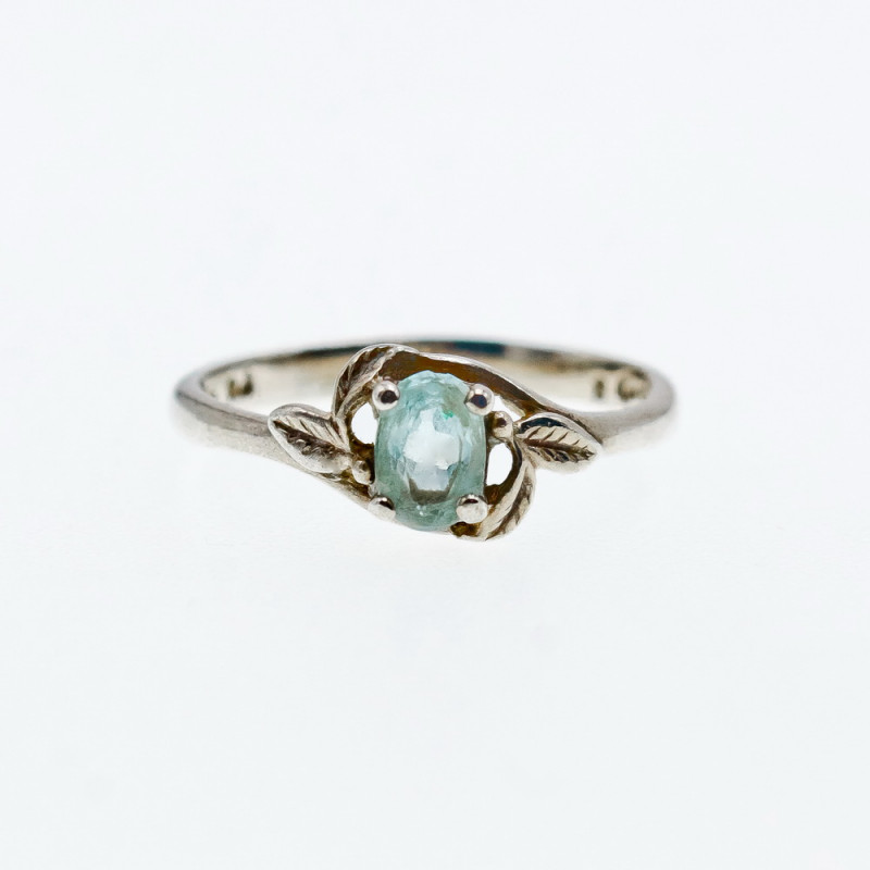 Sky Jewelry Серебряное кольцо с небесным топазом