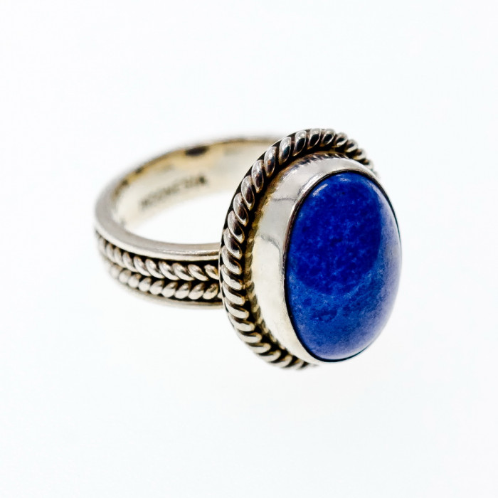 Sky Jewelry Серебряное кольцо с камнем содалит