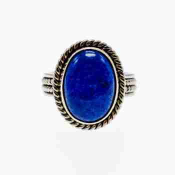 Sky Jewelry Серебряное кольцо с камнем содалит