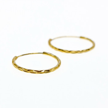 Sky Jewelry Золотые серьги  Нежность