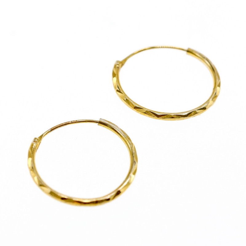 Sky Jewelry Золотые серьги  Нежность