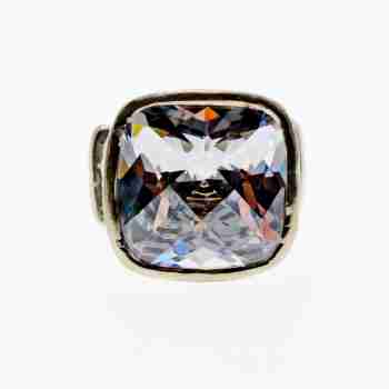 Sky Jewelry Серебряное кольцо с фианитом