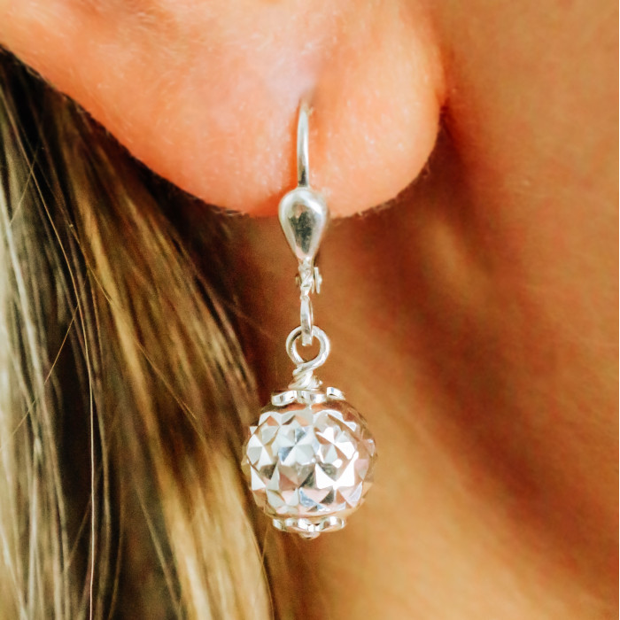 Sky Jewelry Серебряные серьги  Italy Milor