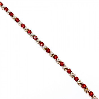 Sky Jewelry Серебряный браслет с камнями Спессарин