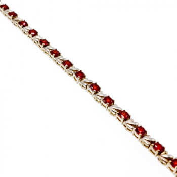 Sky Jewelry Серебряный браслет с камнями Спессарин