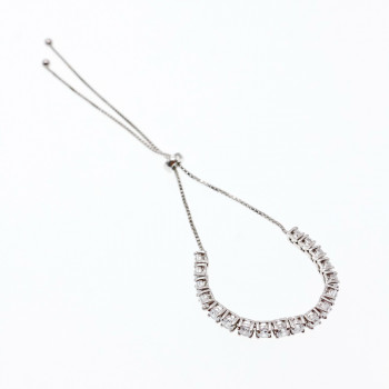 Sky Jewelry Серебряный браслет с фианитами