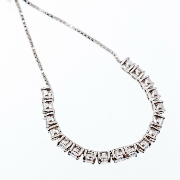 Sky Jewelry Серебряный браслет с фианитами