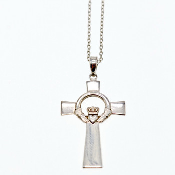 Sky Jewelry Серебряная цепочка с крестиком