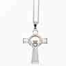 Sky Jewelry Серебряная цепочка с крестиком
