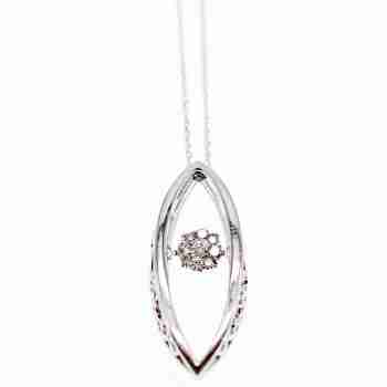 Sky Jewelry Золотая цепочка с кулоном с бриллиантами  Сияние