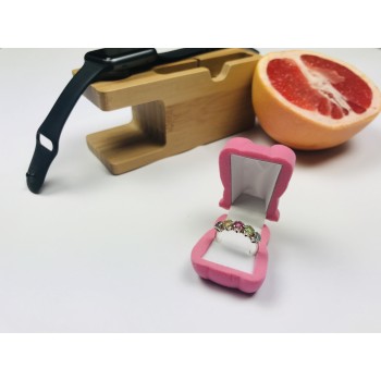 Sky Jewelry Серебряное кольцо с натуральными камнями