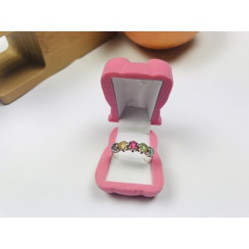 Sky Jewelry Серебряное кольцо с натуральными камнями