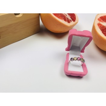 Sky Jewelry Серебряное кольцо с натуральными камнями