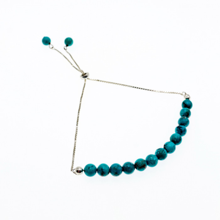 Sky Jewelry Серебряный браслет с бирюзой