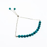 Sky Jewelry Серебряный браслет с бирюзой